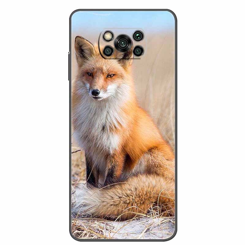 Case For POCO X3 Pro Soft Silicone TPU Black Bumper Cover For Xiaomi Poco X3 NFC Phone Back Cases PocoX3 X 3 X3Pro Cat Cartoon
