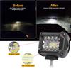 4 Inch 60W Work Light Spot Flood Offroad Car Lights Bar Fog Lamp For Jeep Off Road 4X4 ATV UTV Truck Trailer Ship LED Headlights