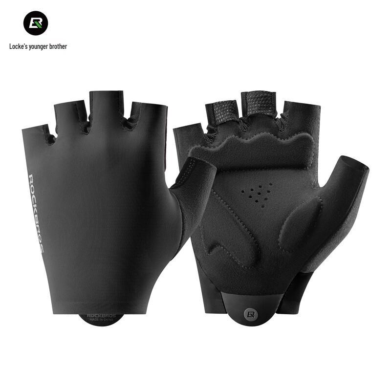 Rockbros Unisex Halbfinger-Radhandschuhe