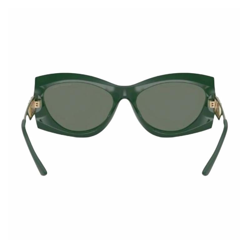 MICHAEL KORS Logo Detail Injection Molded Irregular Sunglasses Women's Green