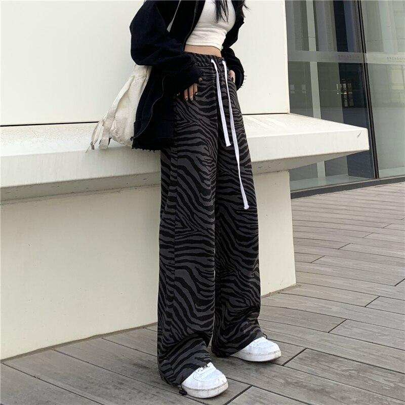

Новинка 2022 года, весенне-осенний тренд, корейский стиль, повседневные мягкие удобные женские брюки с высокой талией, брюки-лаксы, женские широкие прямые брюки XL чёрный