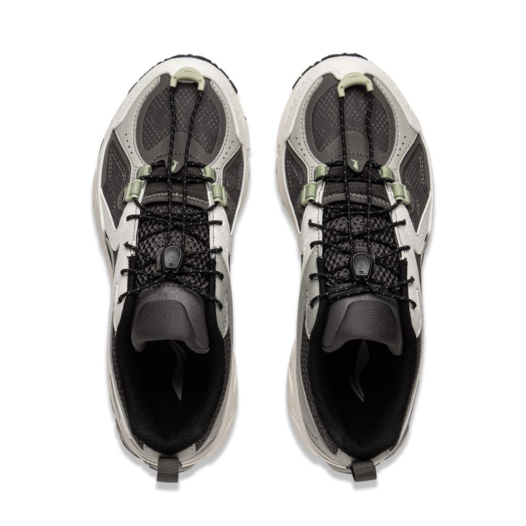 New LiNing Support 2.0 Trail V2 Anti Slip Wear Resistant Low Top Running Shoes Women's Black White ARXU024-4