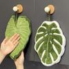 Leaves Hand Towels Absorbent Kitchen Handkerchief  Bathroom Hands Towel Wall Hanging Kitchen Towels Kitchen Accessories Decor