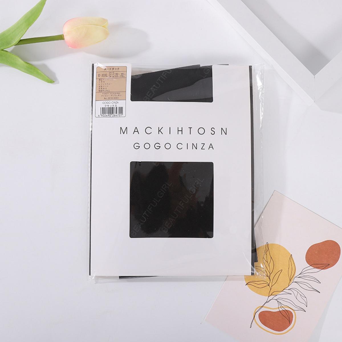 

Черные чулки с принтом букв, устойчивые к царапинам и сексуальные чулки 40-60KG