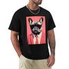 Frenchie In A Pink Suit With Shades Tshirt Moisture Wicking Athletic Tshirt