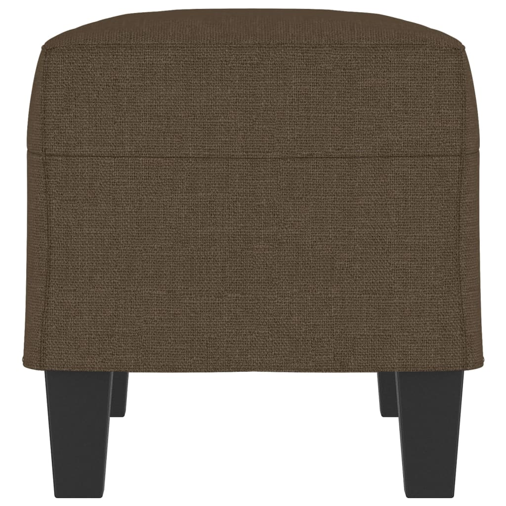 Brown Bench 70x35x41 Cm Fabric