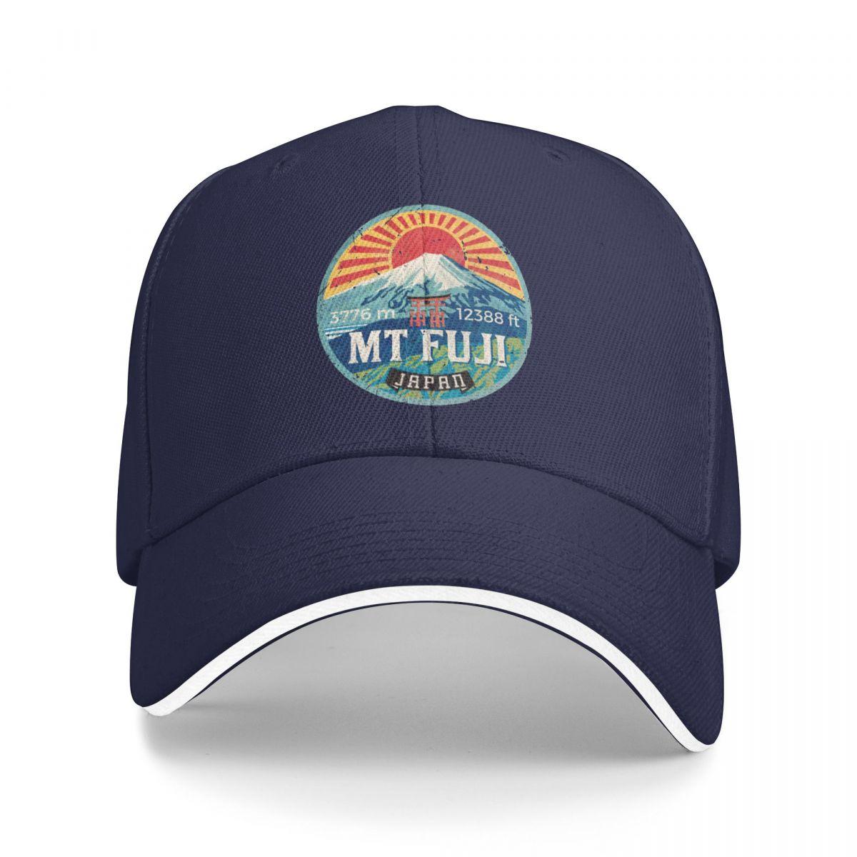 

Baseball Caps Japanese Style Mount Fuji Vintage Casquette Men Women Casual Summer Hats One Size