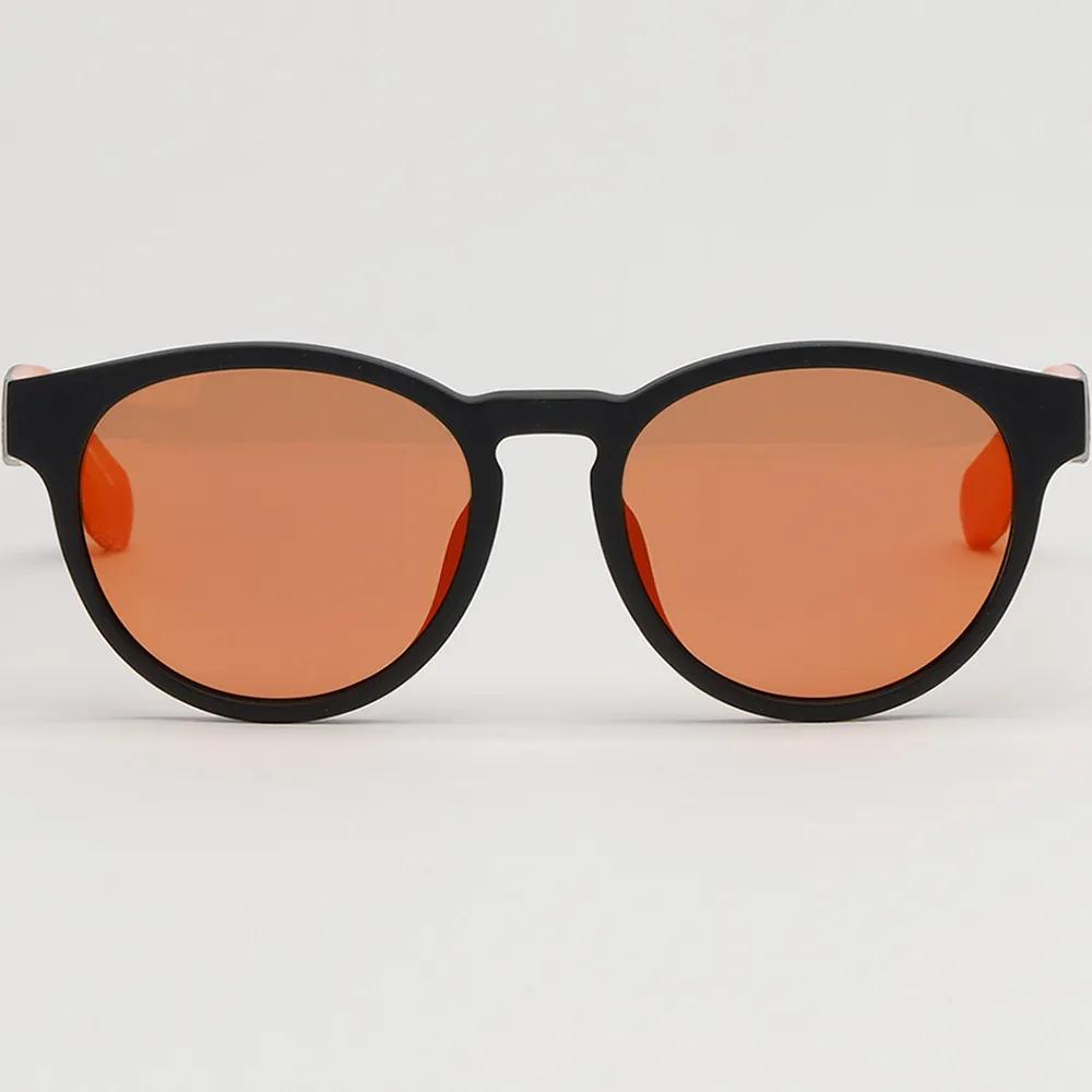 adidas Sunglasses Mirror Orange Round Sports Horn-rimmed Fishing Running Golf OR0025 02U