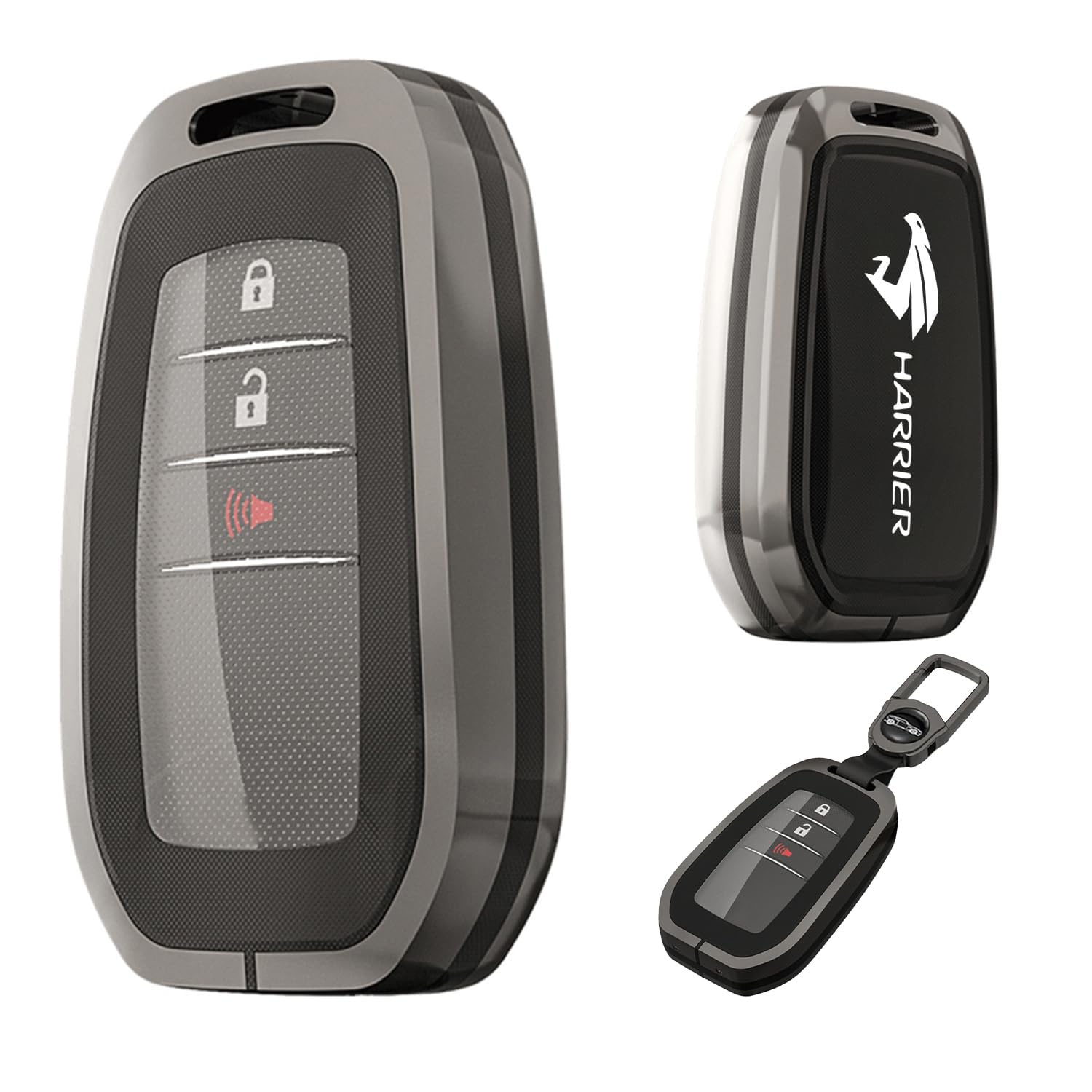 

Yamlten Harrier Key Case, TPU Buildable 5 Layer Key Case, Zinc Metal, Harrier Car Harrier чёрный