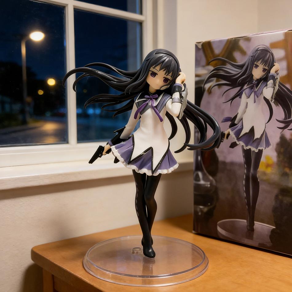 Gift Madoka Magica Figure Akemi Homura Anime PVC Model Birthday Present Ornaments Collectible Gift Toys children birthday gift