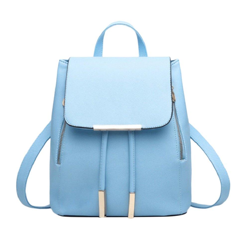 

Lunar Berry Backpack, Stylish and Cute Drawstring Small Backpack for Women, 4402 (Pastel Blue), Available in Aqua, Light Sky Blue, Light Blue, and