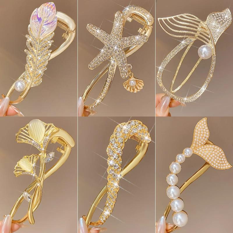 Ancient Style Lily Tulip Tassel Twist Hair Clip for Hanfu Updo