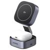 Ugreen W702 2-in-1 Qi2 Wireless Charger For iPhone, AirPods, 15W (Gray)