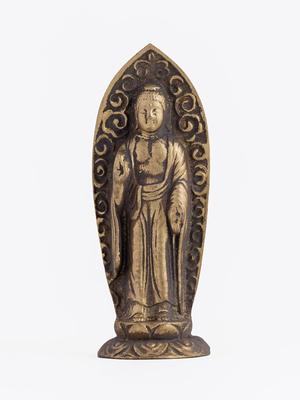 Buddha Statue Amida Nyorai Standing Statue Buddhist Keiaki Watanabe In the Year of the Zodiac Guardian Principal Image Zodiac Takaoka Copperware Amida