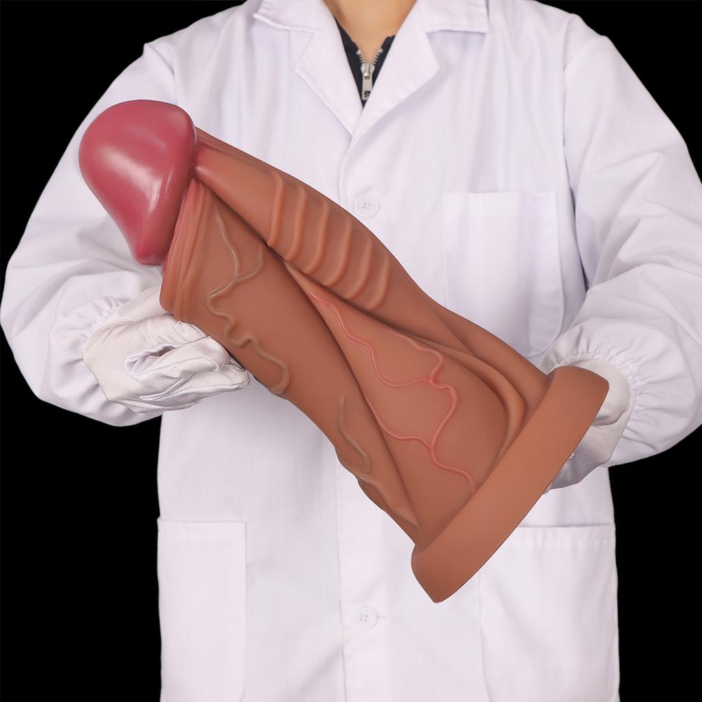 Silikonowy Dildo Masturbator Rozszerzacz Korek do Tyłka Seks Zabawka Ogromny Fisting BDSM Femdom Pasek na Członka Duży Penis