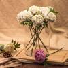 Handmade Artificial Paeonia Flowers Elegant Simulation Peony Bouquet  Living Room Decoration