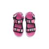 Li Ning Comfortable Versatile One-Strap Sandals Kids Sandals Black Pink YKUQ016-6