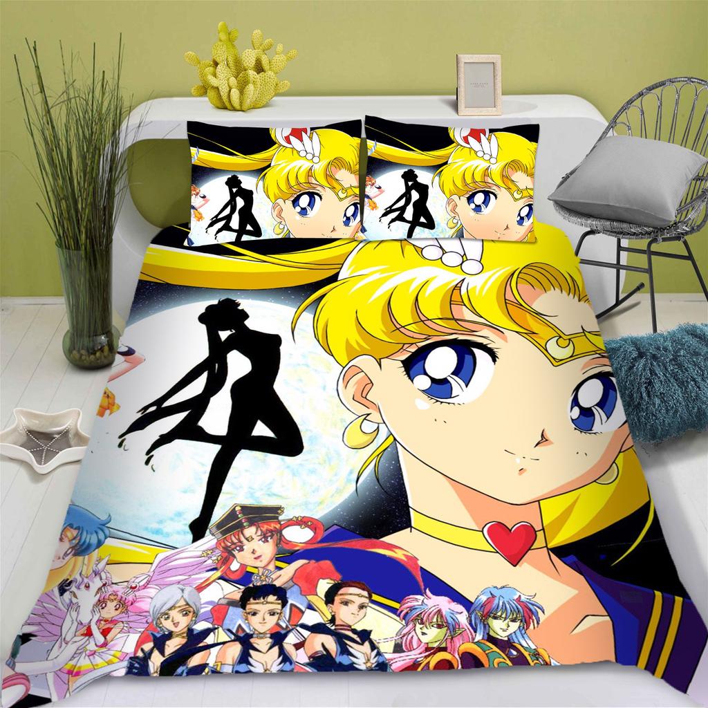 3-Piece Set 1 Quilt Cover  3d Children'S Bedding Set  100% Polyester Duvet Cover Suitable For Children And Adults Home