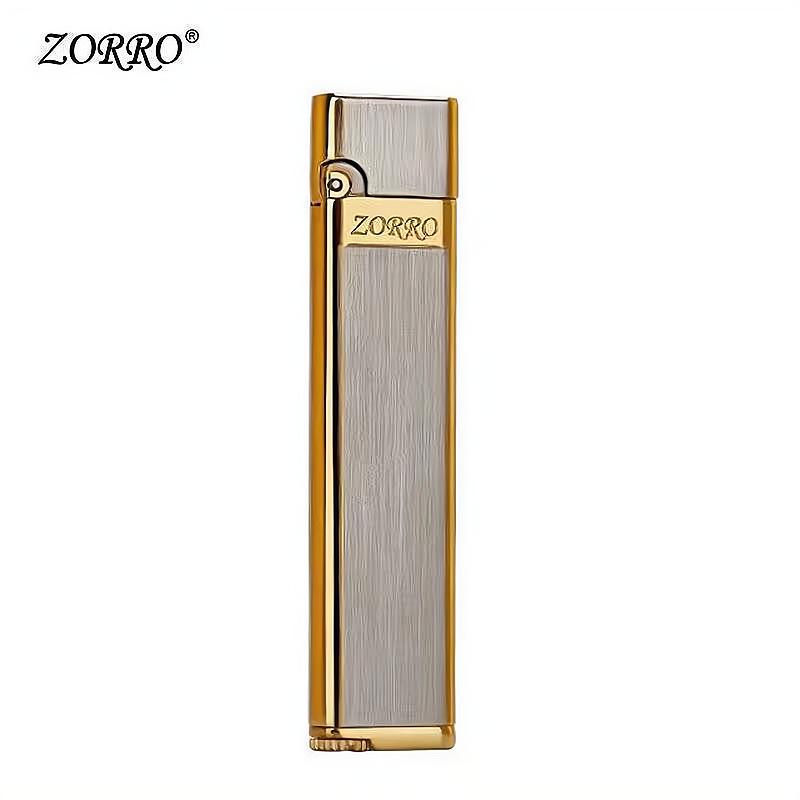 Zorro 668 Ultra-Thin Slim Kerosene Lighter - Lightweight, Portable, Unisex Design