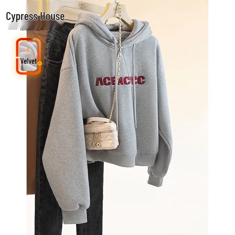 

Women s Hooded Fleece Lined Sweatshirt One Size