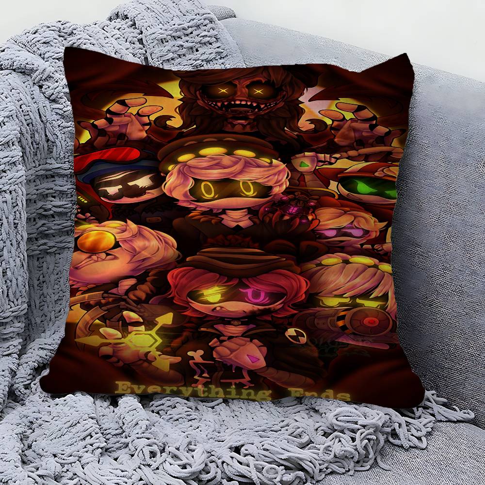M-Murder Drones Stitch Lucky Dragon Pillow Cover Sofa Cushion Cover Home Room Decoration Children Gift