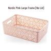 Hollow Desktop Underwear Storage Box with Lid - Plastic Drawer Organizer for Bras & Underwear