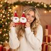 Occhiali Natalizi Divertenti per Feste Photo Booth Oggetti di Scena Decorazioni Festività