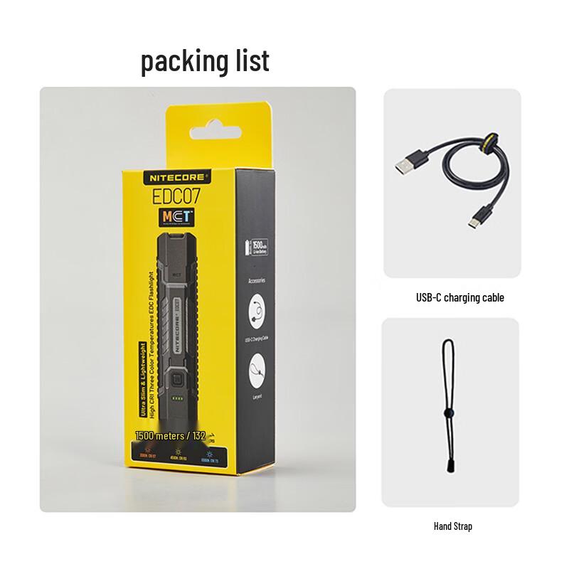 NITECORE EDC07 Ultra-thin Portable Flashlight