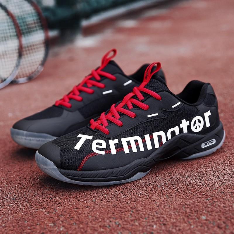 

Badminton shoes for men and women, table tennis shoes, large size training shoes, breathable non-slip volleyball shoes, tennis 36 чёрный