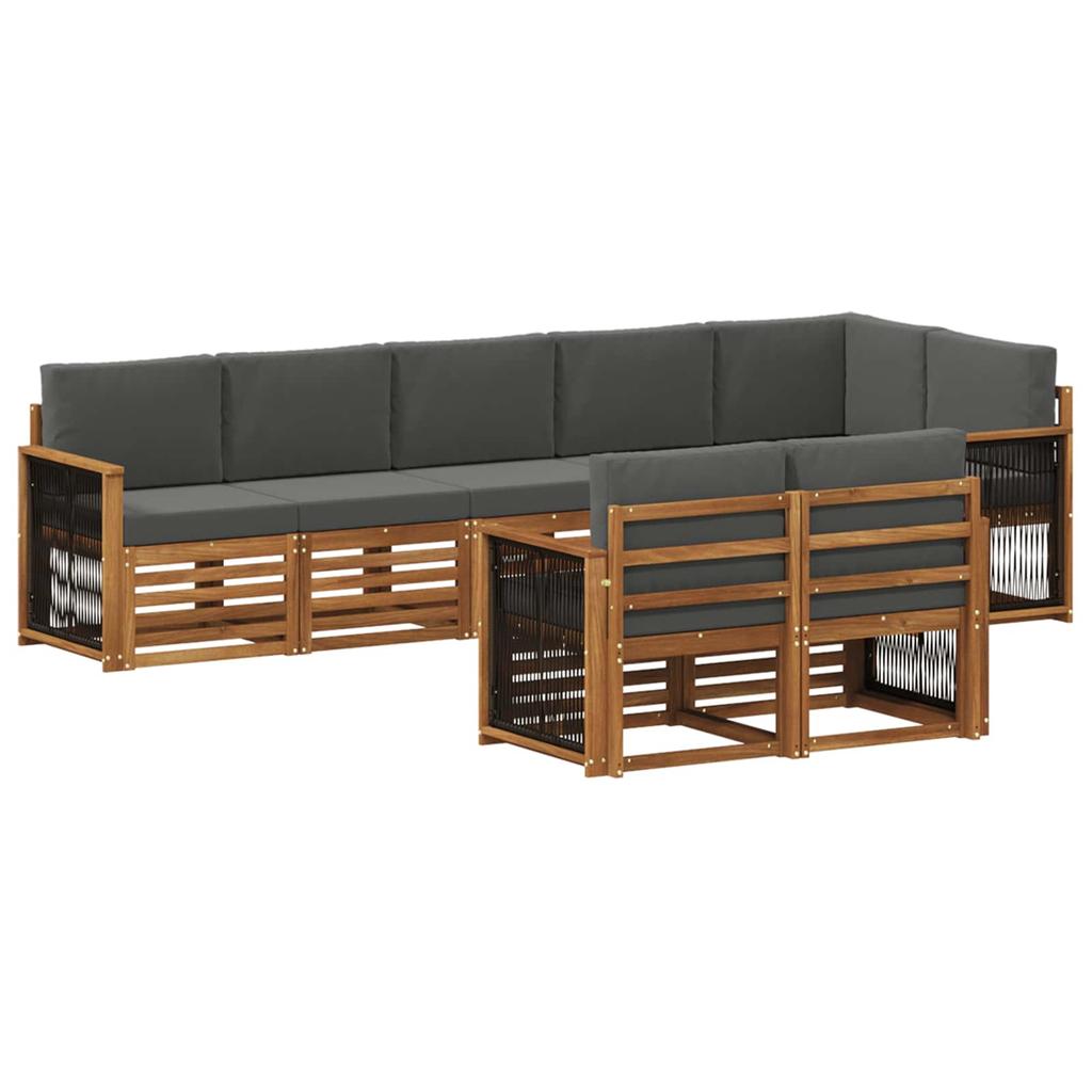 Outdoor Sofa Set Solid Acacia Wood