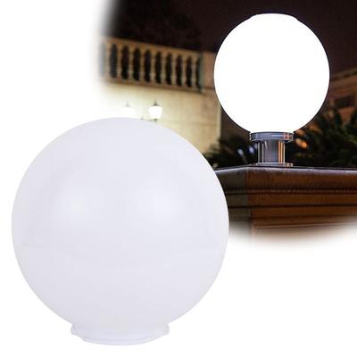 Weißer Acryl-Lampenschirm Milchiger Globus Lampenschirme Fassung Hängelampe Garten Restaurant Heimdekoration