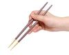 Cutipol GOA Brown Gold Chopsticks and Chopstick Rest Set G029BGB