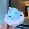 Rabbit Straw Mug Girl Heart Cup Cute Cartoon High Value Children's Water Cup Household Ceramic Cup with Lid