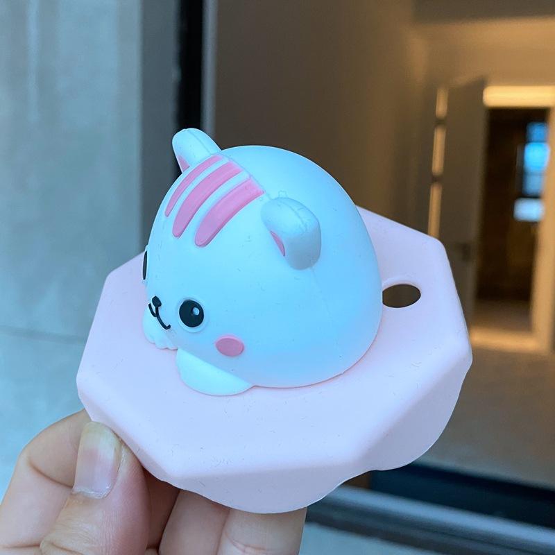 Rabbit Straw Mug Girl Heart Cup Cute Cartoon High Value Children's Water Cup Household Ceramic Cup with Lid