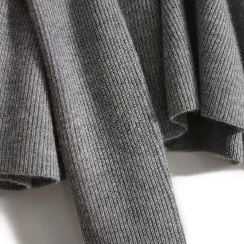 Cardigan Coat for Women Autumn Loose Long Sleeve Knit Cardigan V Neck Casual Solid Color Sweaters Jacket