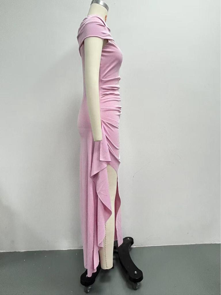 2024 Elegant Sexy Off-Shoulder Evening Dress with Slit