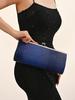 Classic Textured Animal Skin Pattern Coin Purse, Clutch Purse Evening Bag for Women, Glitter Evening Envelope Handbag