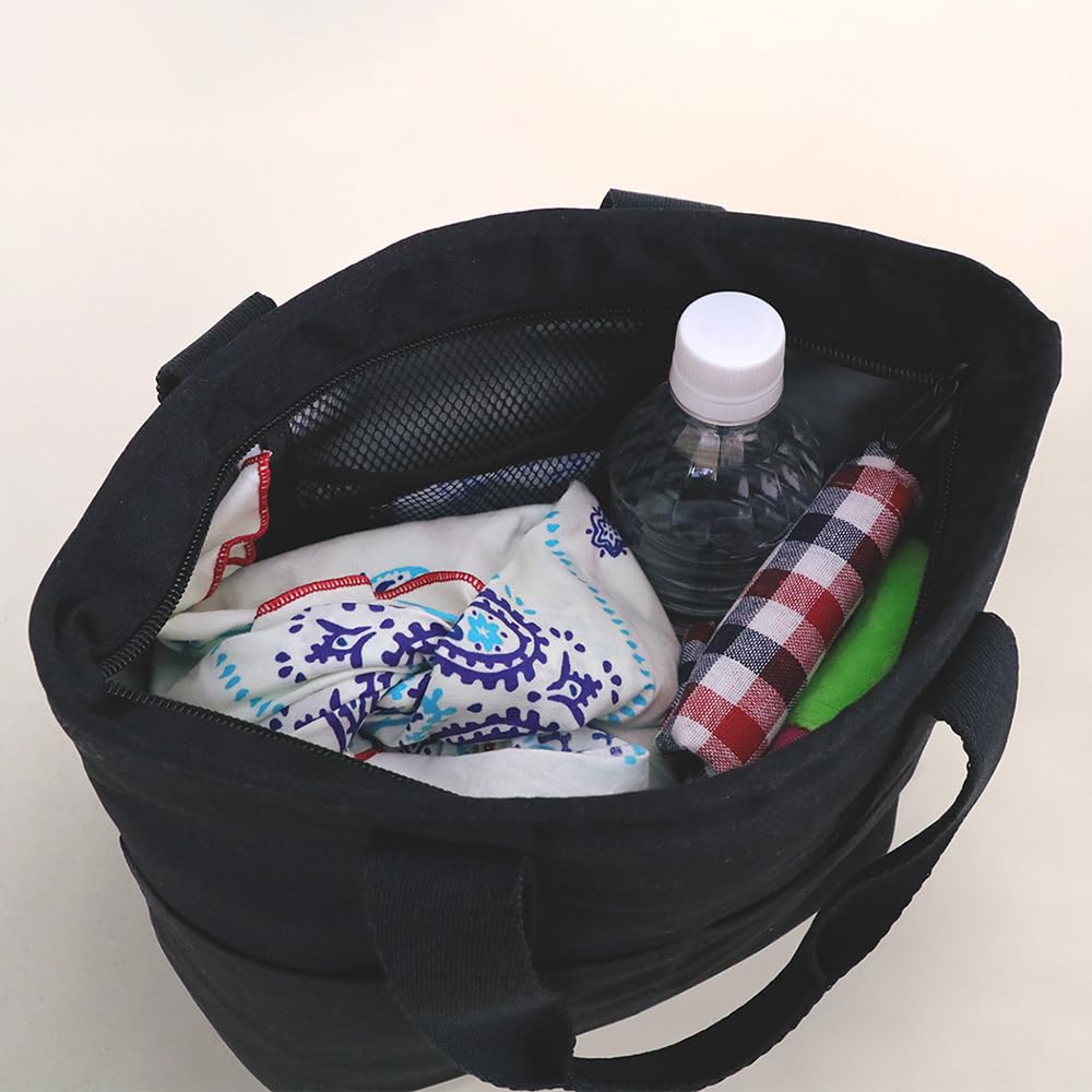LIV PLUS Keepie Insulated Lunch Tote Bag, 8L, Black, LV-0021