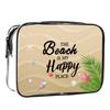 Trendy Large Capacity Makeup Bag Visible Beach Theme Storage Bag Lightweight Portable Travel Organizer for Women