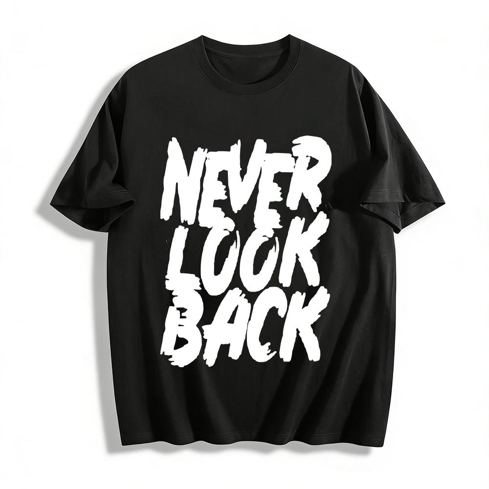 

Solid Color Basic Casual Crew Neck T-Shirt Loose Fit Daily Top Pure cotton T-shirt 6XL