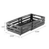 Telescopic Storage Basket Home Drawer Slide Organizer Plastic Kitchen with Miscellaneous Basket Potted Plant Storage Container