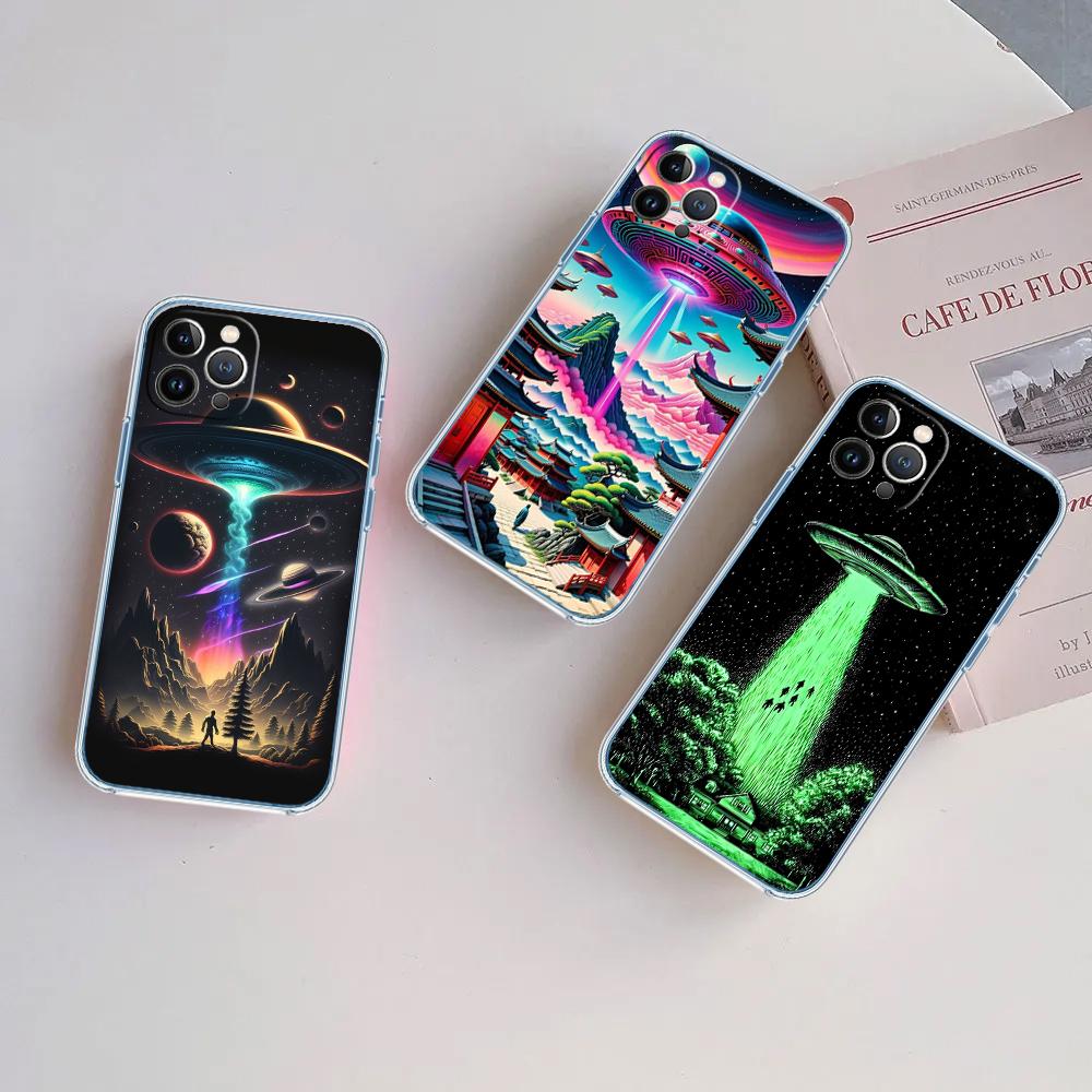 MY25 Space Astronaut Alien UFO Case for LG K22 K30 K40 K40S K41 K42 K50 K50S K51 K51S K52 K61 K62 K71 K92 Q60 Q61 V40 V50 V60