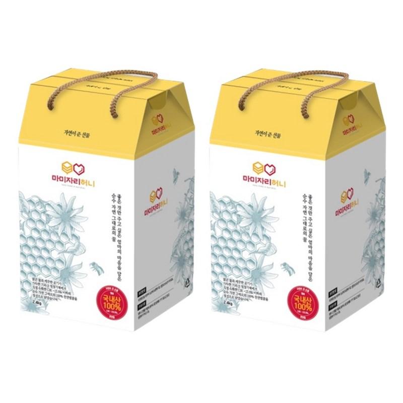 Jiri Mountain Natural Honey 100% Mamijari Honey Domestic Acacia Honey 2.4kg 1+1, Acacia Honey 2 Bottles + Balls..., 2 Units