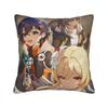 Decorative Pillow Covers Zenless Zone Zero Stuff Seater  Throw Pillow Case Cover Square Multiple Sizes