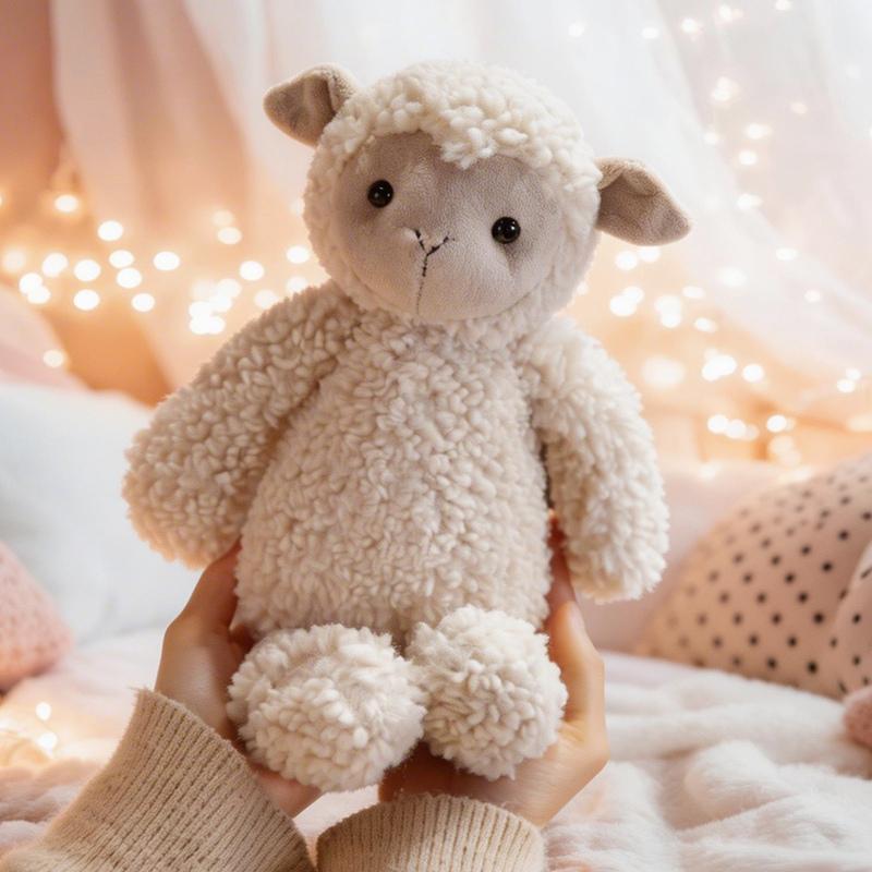 1Pc 30CM Lovely Sheep Cat Plush Toys Stuffed Soft Animal Dolls Kawaii Alpacasso Grey Cat Appease Toy Adorable Birthday Gift