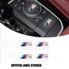 For BMW M X1 X3 For BMW Car Interior Products M label PVC Random Car Label Decorative Sticker E46 E36 F10 F30 E90 X3 F25 X5 E53 IX3 Z4 IX X4 X6