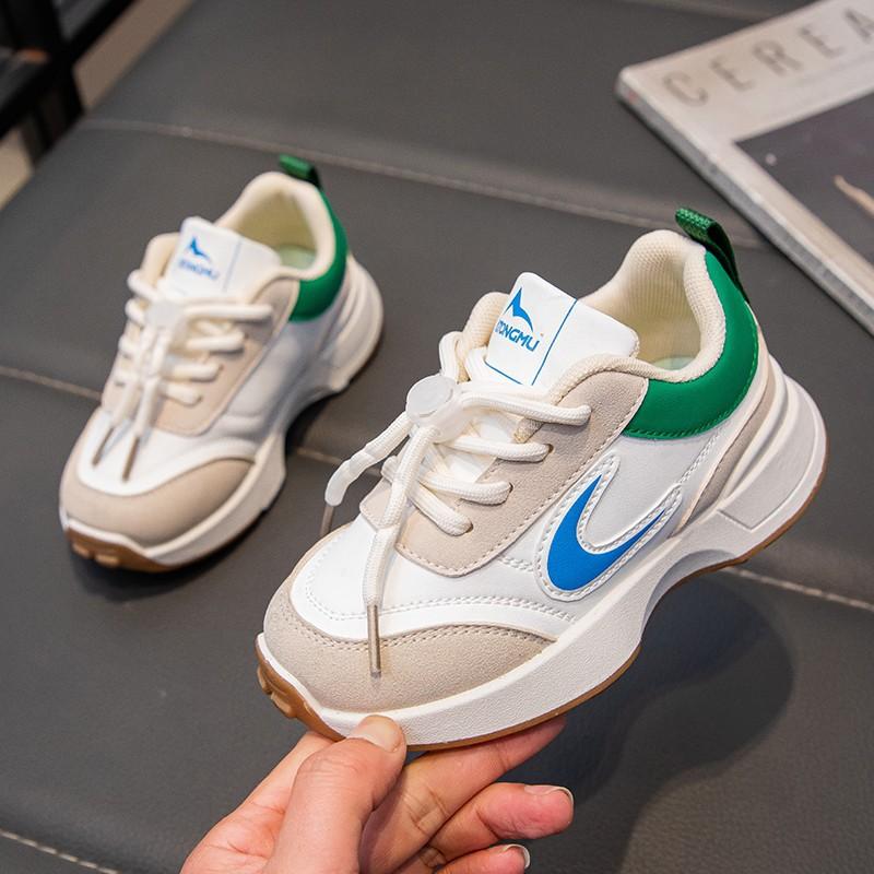 

2025 spring and autumn new comfortable fashion versatile children s sports shoes breathable boys and girls running shoes casual shoes classmates 26 code inner length about 16CM