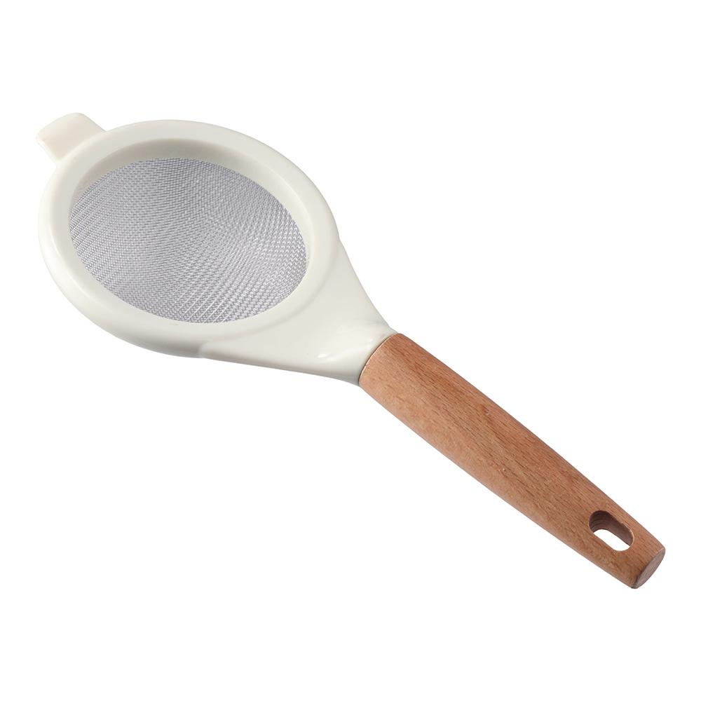 Removing Strainer Wooden Handle Food Strainer Hot Filter  Tea Slag