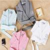 Unisex Waffle Cotton Bathrobe - Lightweight Summer Loungewear