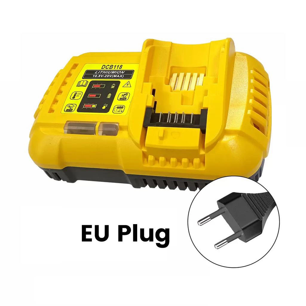DCB118 12V 14.4V 18V 20V MAX 4.5A Li-ion Fast Charger for Dewalt Flexvolt 20V/60V Max Battery DCB120 DCB200 DCB609 DCB115 DCB112